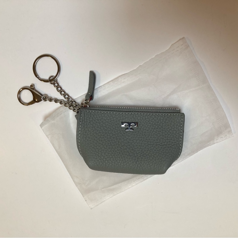 Cute Leather Change Pouch Keychain NWOT